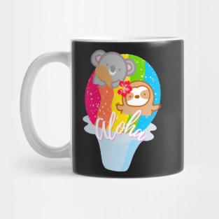 Cute Aloha Rainbow Shave Ice Mug